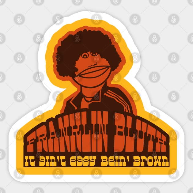 Franklin Bluth Sticker by Meta Cortex